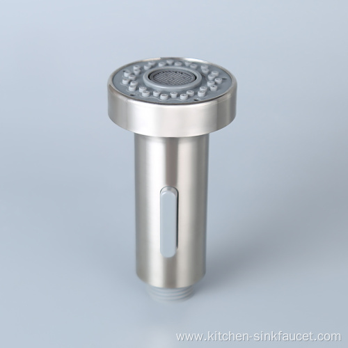 Stainless steel electroplating brushed kitchen shower head